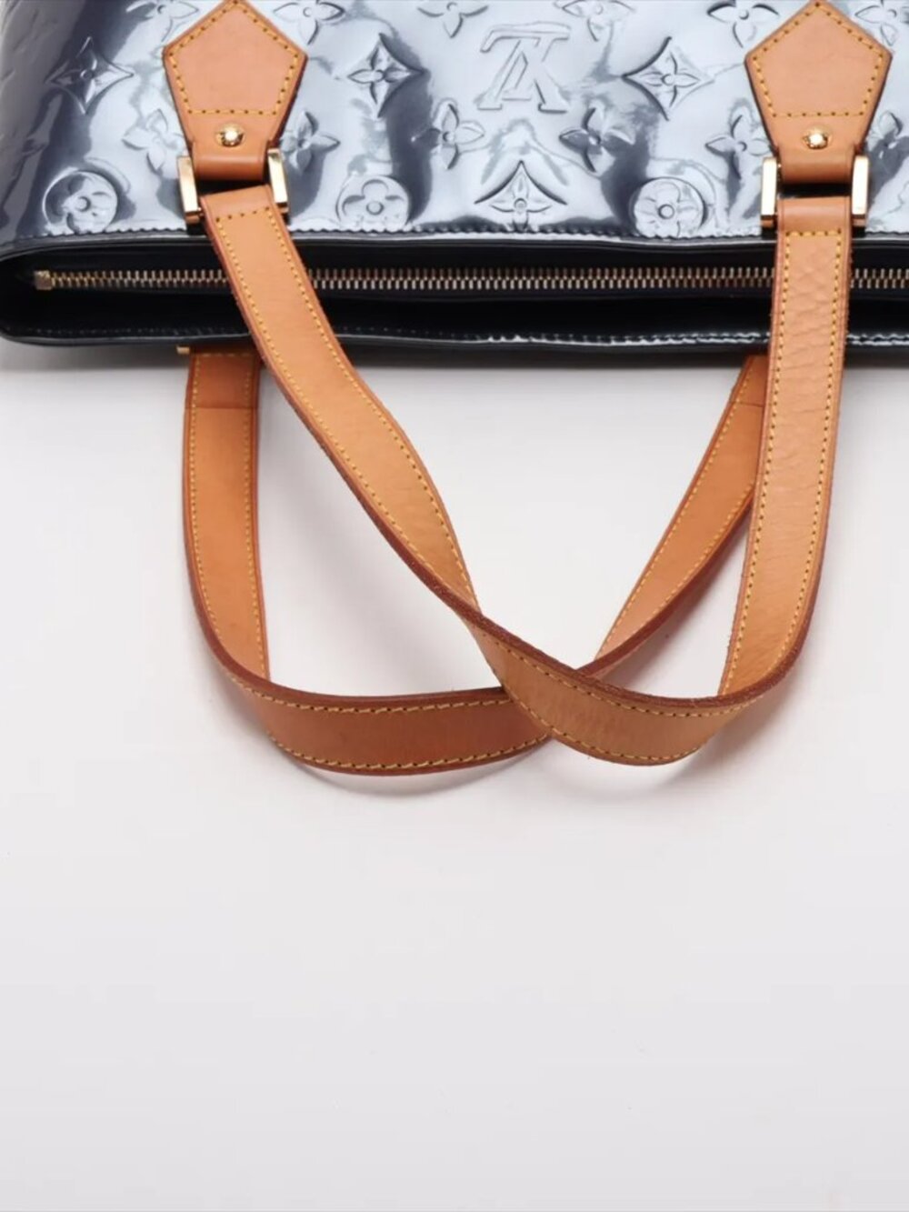 LV Rare Purple Vernis Zip Tote O9 MOG - Picture 4 of 8